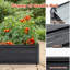 Lit de jardin en métal 4X3x1