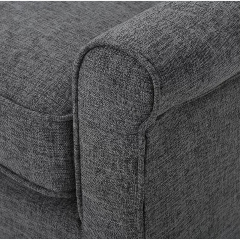 Causeuse en tissu luxueux et confortable pour des espaces de vie élégants