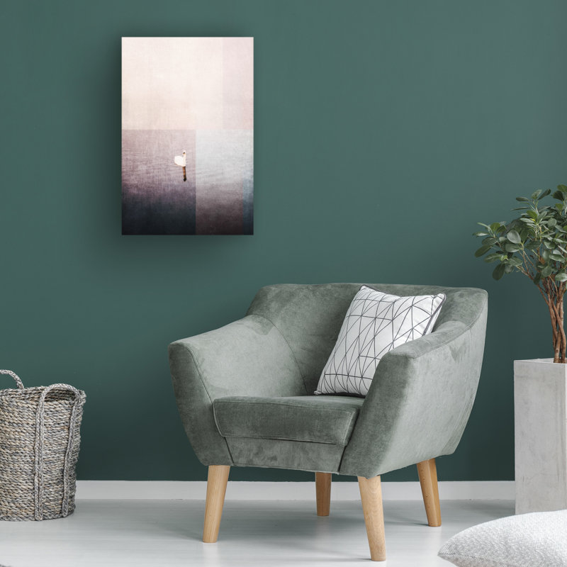 Art sur toile «Bachelor Imaginative Swan in Water», H 47 po x l 30 po
