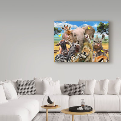 « the safari », reproduction d’impression sur toile tendue