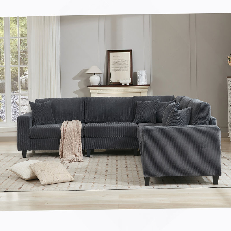 Ensemble de canapé modulaire surdimensionné confortable pour le salon, idéal pour la détente