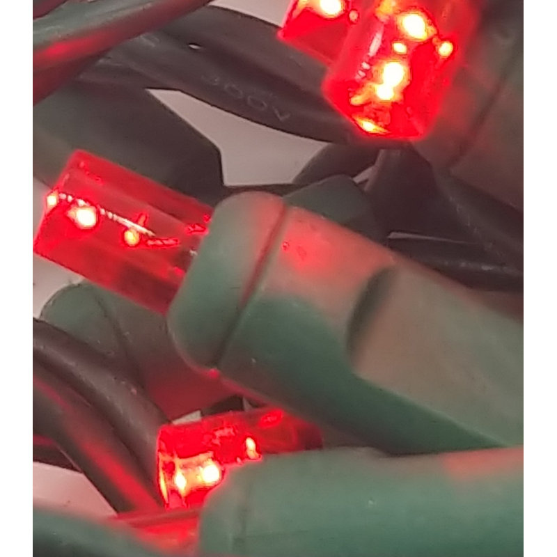 Guirlande de 70 lumières DEL, Rouge