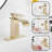 Single-Hole Single-handle Bathroom Faucet with Drain Assembly-81641105