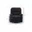Fauteuil inclinable à télécommande chauffant et chauffant-1439491473