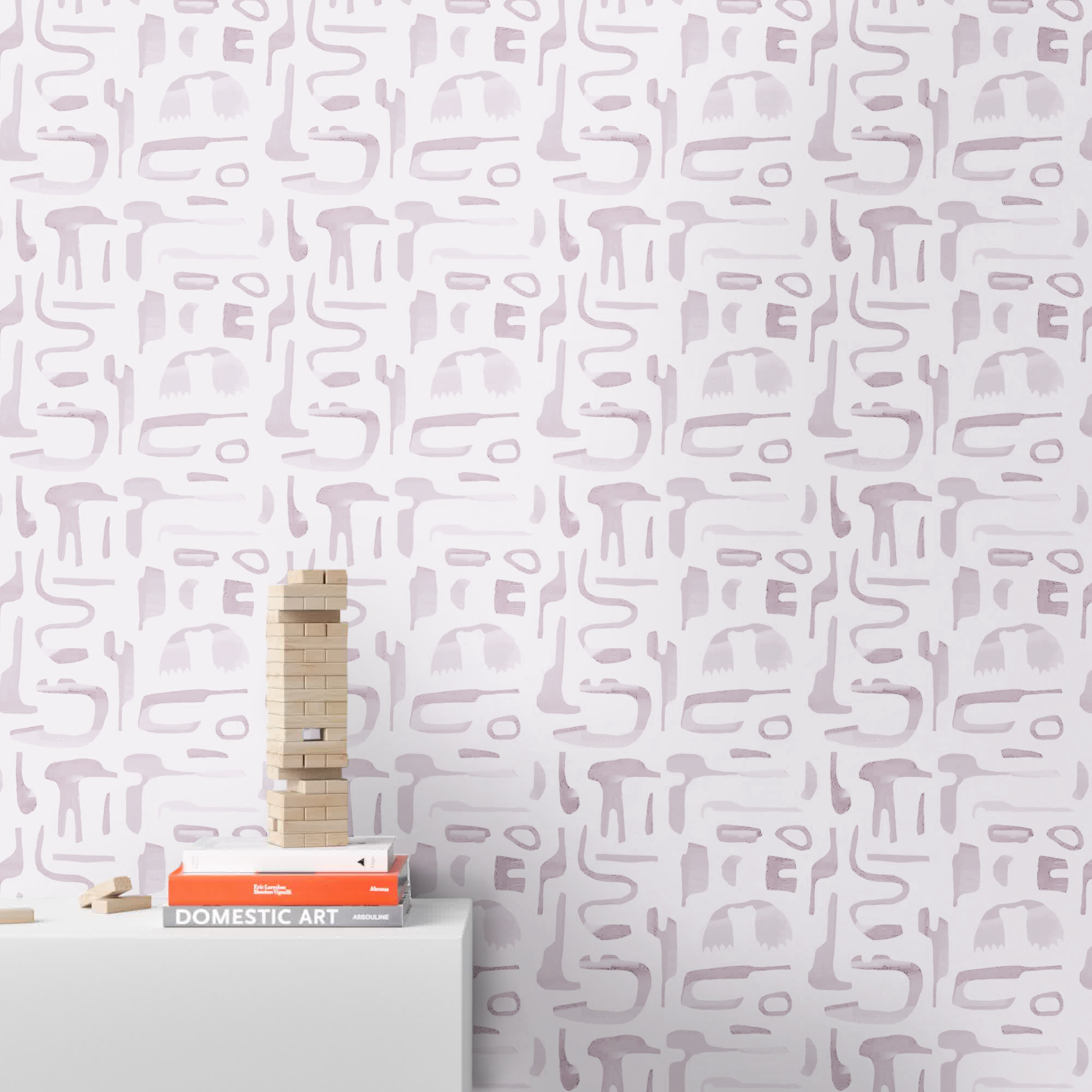 Dean Abstract Wallpaper, Pink
