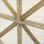 Pare-étincelles | Christopher Knight Home, motif en X à 3 panneaux en fer | Or rose / noir / or | Fer | Or