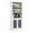 Library With Doors, White Finish