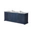 Ensemble de meuble-lavabo double avec plateau en marbre de culture et robinet-110912874