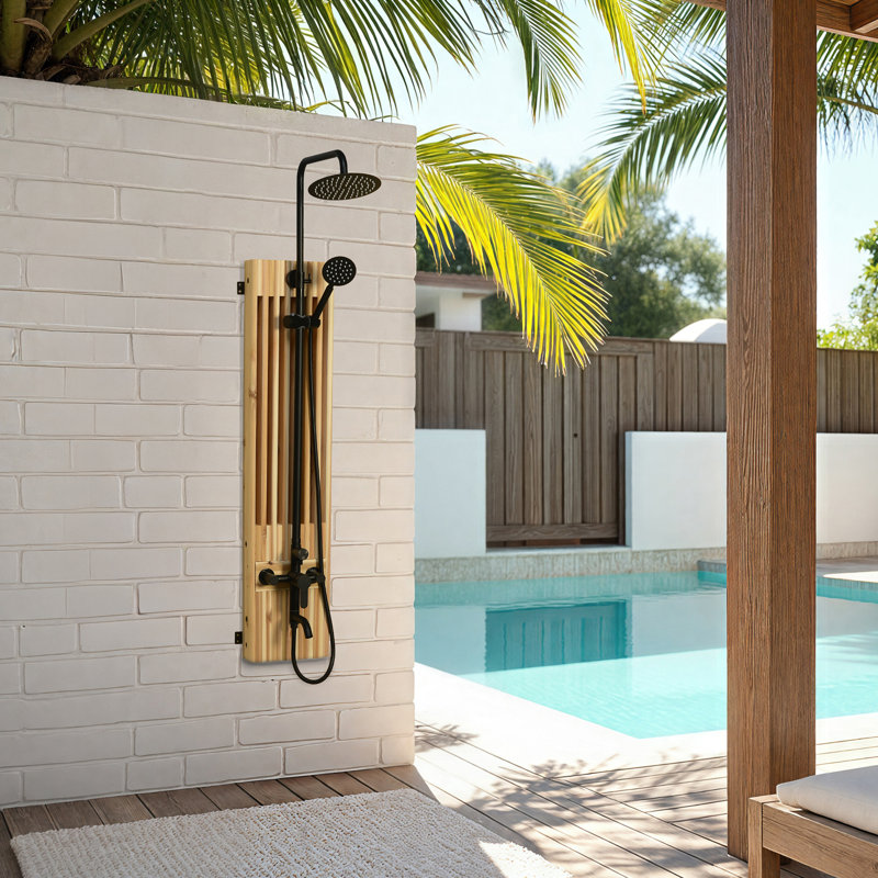 Torrent Wall Shower Onyx