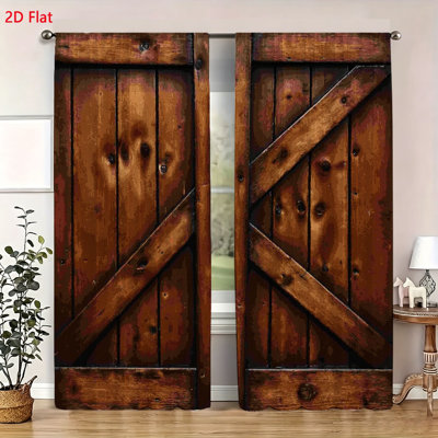 Semi Sheer Curtain Panel Pair