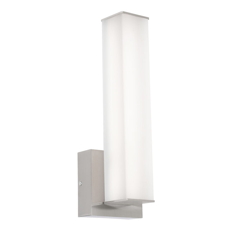 Applique à DEL 14 po Oleta - 120 à 277 V - 5 TAC, Nickel satiné