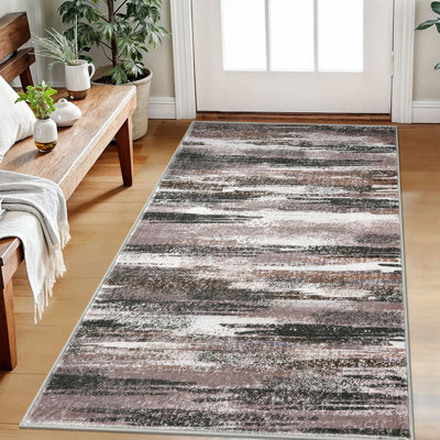 Area Rugs Washable Non Slip Rug with Rubber Backing for Living Room Bedroom