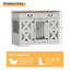 Mobilier de cage pour chien - Chenil pour chien avec tiroirs de rangement et verrous