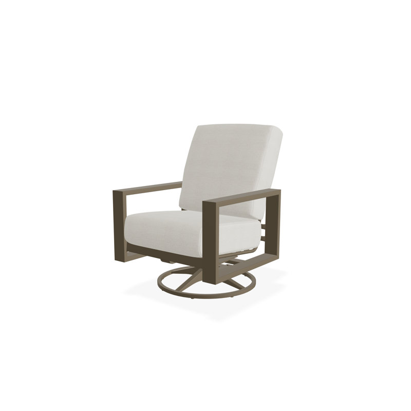 Larssen Outdoor Lounge Chair, Grasscloth Buff, Beachwood