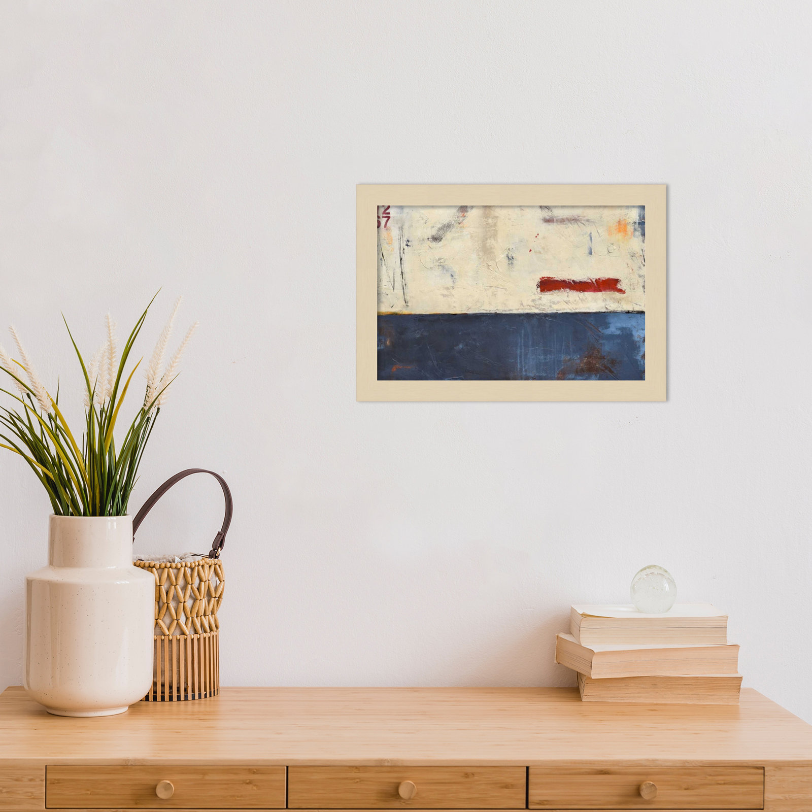 Label 1267 Print by Erin Ashley, Brown, 9" H x 13" W