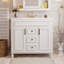 Meuble-lavabo de salle de bain 36 po avec lavabo supérieur-268398127