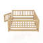Lit double sur pied Montessori