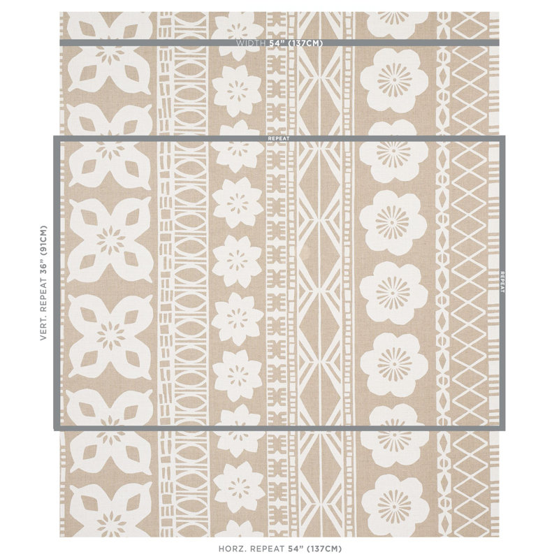 Tissu de Mme Howell, Naturel
