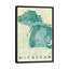 «Michigan Map», impression sur toile-33083699-72238877-72238870