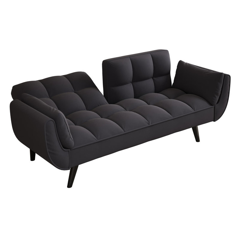 Canapé moelleux confortable et confortable, Noir