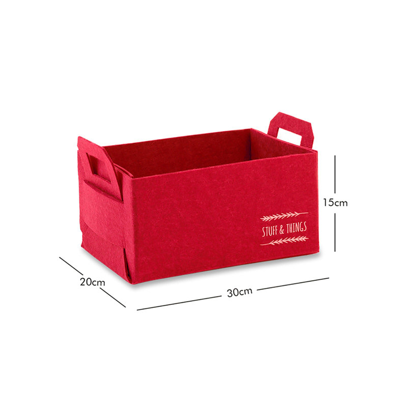 Laundry Sorter with Handles, Red