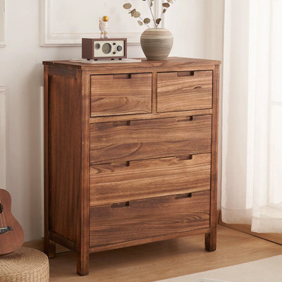 Retro Walnut Solid Wood Sideboard