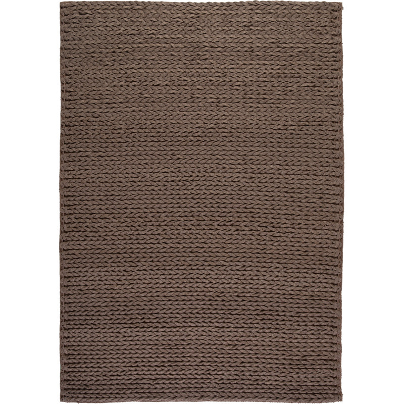 Jay Solid Colour Hand Woven Area Rug, Rectangle 160 x 230cm