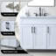 Ensemble de meuble-lavabo simple blanc 36 po