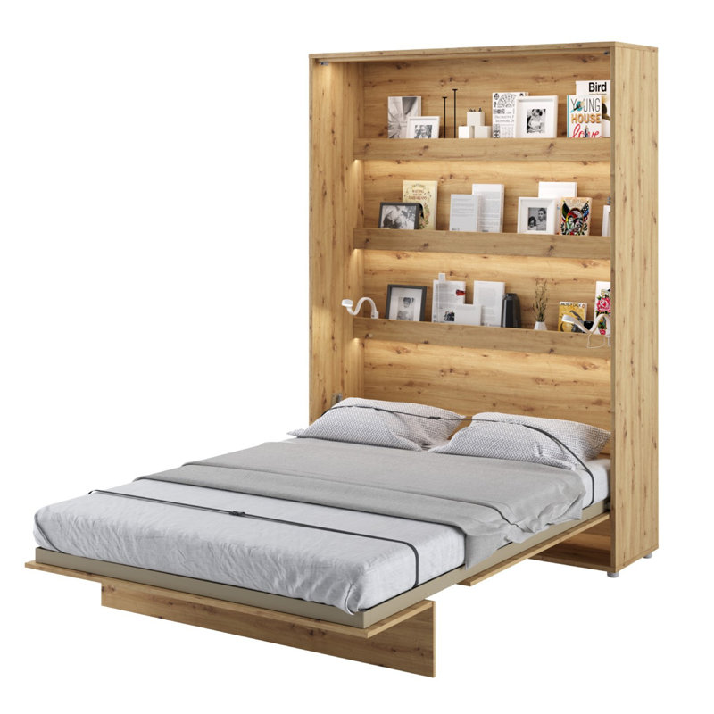 Navi Daybed, European Double (140 x 200cm), Oak artisan