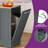 Cushing Rolling Kitchen Island with Wood Top & Trash Can Storage Cabinet-2005615665