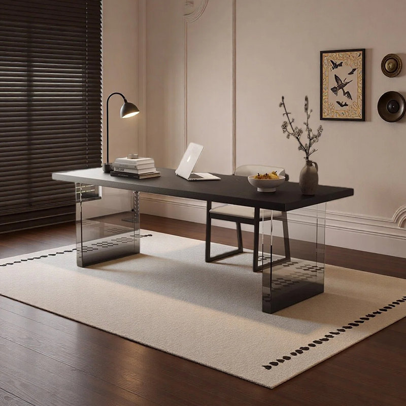 Simple and modern work desk, 29.53" H x 55.12" W x 27.56" D