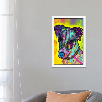 Jack Russell by Dean Russo - Print on Canvas