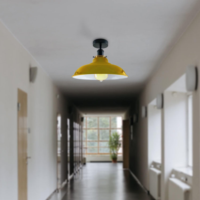 Kunze Flush Mount, Yellow