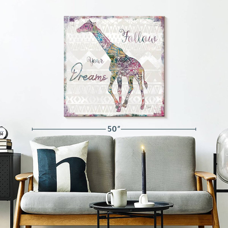 Boho Follow Your Dreams, H 30 po x l 30 po