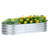 Galvanized Raised Garden Bed Silver-1390331627
