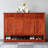 Rosewood shoe cabinet 22 - Pair Solid Wood Shoe Storage Cabinet