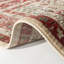 Tapis tissé à plat en polypropylène, rouge / beige Ralph Lauren Margaux-72561297