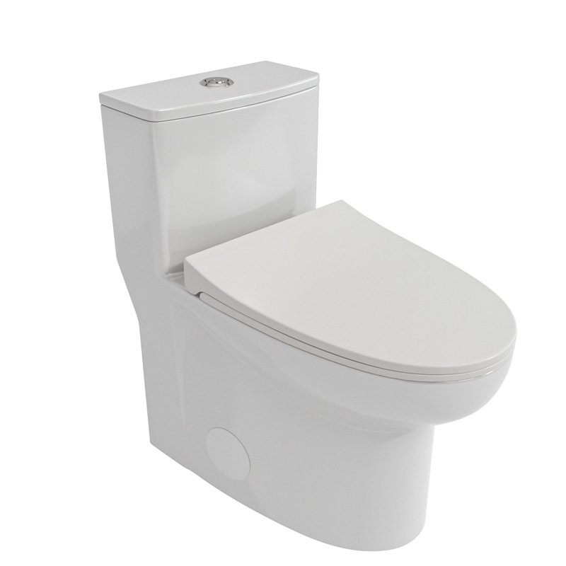 Toilette allongée une pièce APRESSHUI 1,6 GPF (siège inclus)