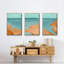 «Out On The Sandbar I», reproduction sur toile 3 pièces-91887019-91887021