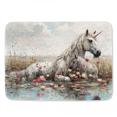 Mynyr Microfiber / Microsuede Non-Slip Bath Mat
