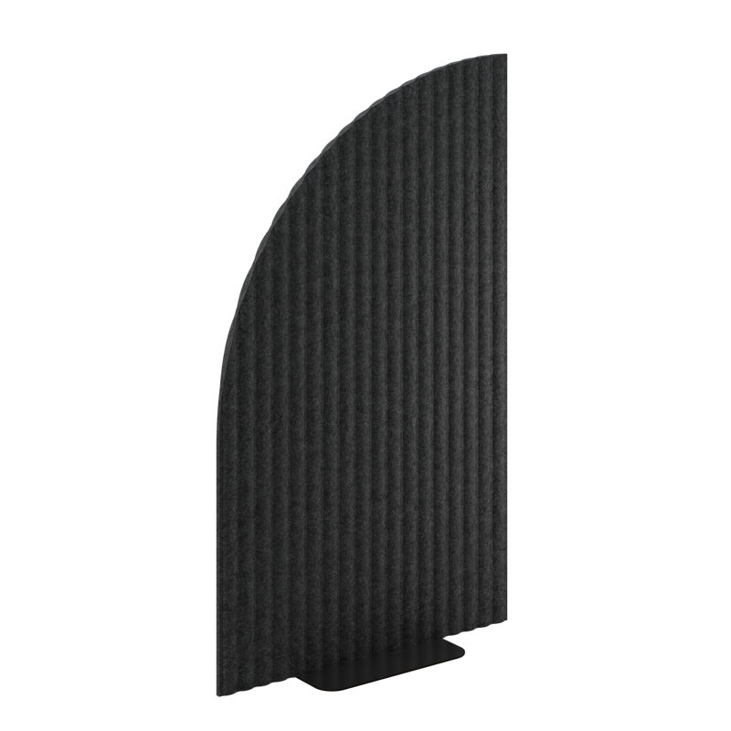 Écran d'intimité calme Kfi Studios - 144 po, Gris anthracite