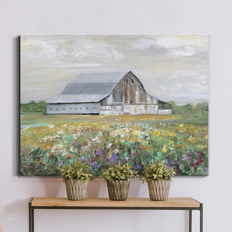Country Fields - Impression sur toile tendue, H 12 po x l 8 po x P 1 po