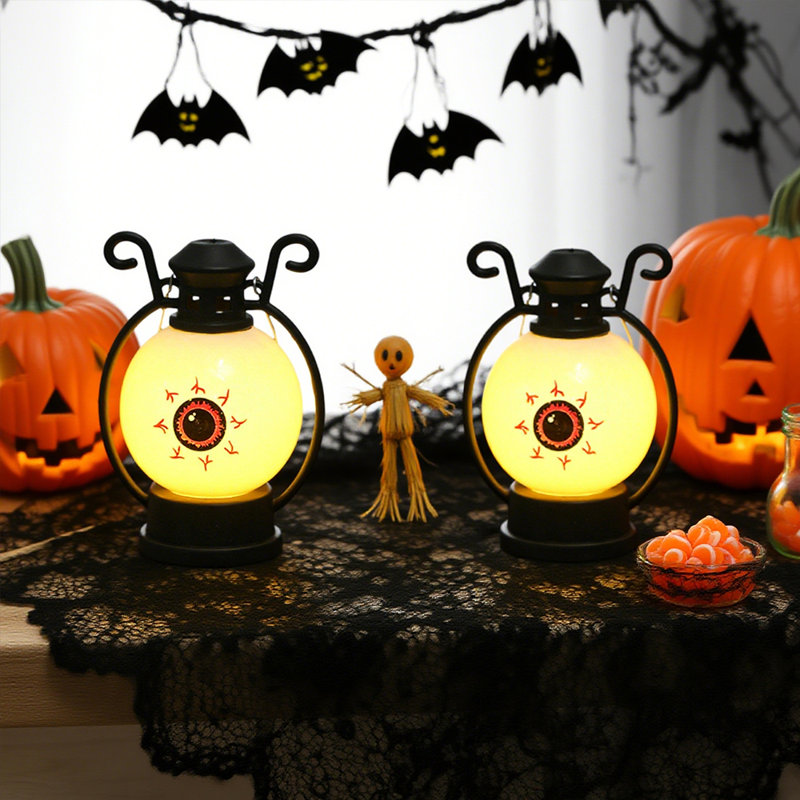 Ensemble de 2 lumières citrouilles d'Halloween