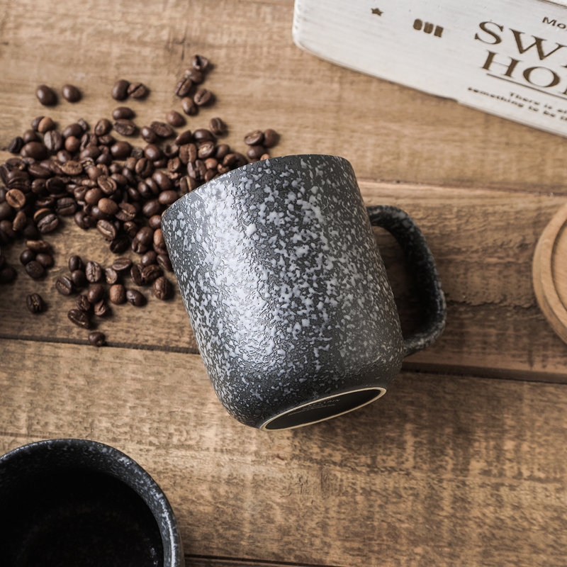 Stone Lain Tom 4-Piece Mug Set Stoneware, Black