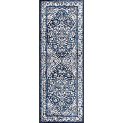 Billie Morrocan Beige/Blue Area Rug