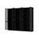 78.7'' H X 94.5'' W 5-Tier Display Bookcase With Glass Doors And LED Light