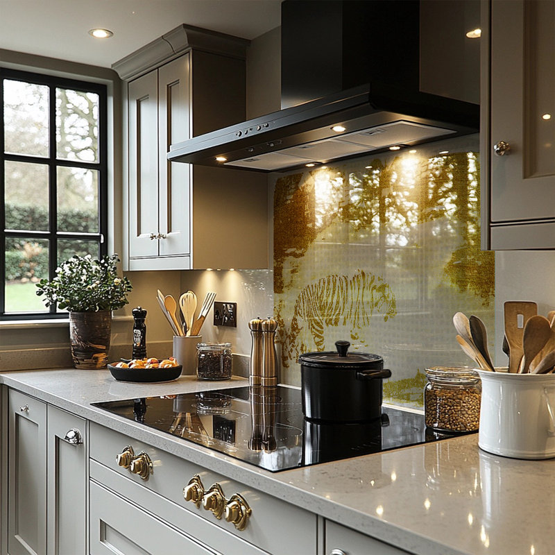 Tiger Search Splash Back, 50cm L x 60cm W