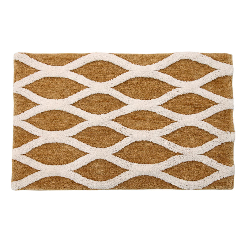 Tapis pour salle de bain Yamada, Beige