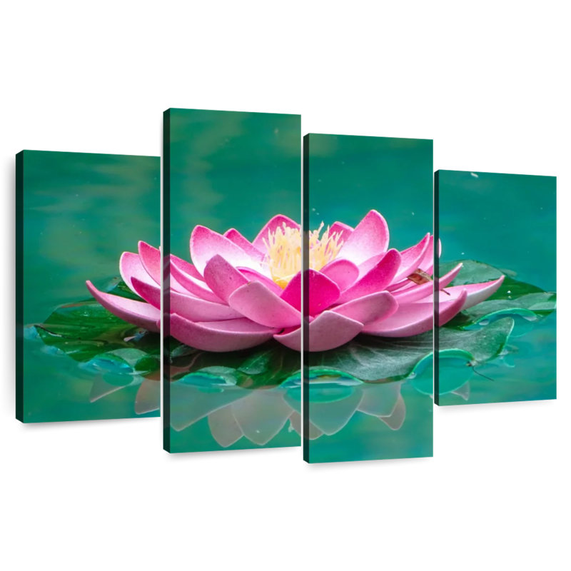 Harnek Blooming Lotus, 54" H x 84" W