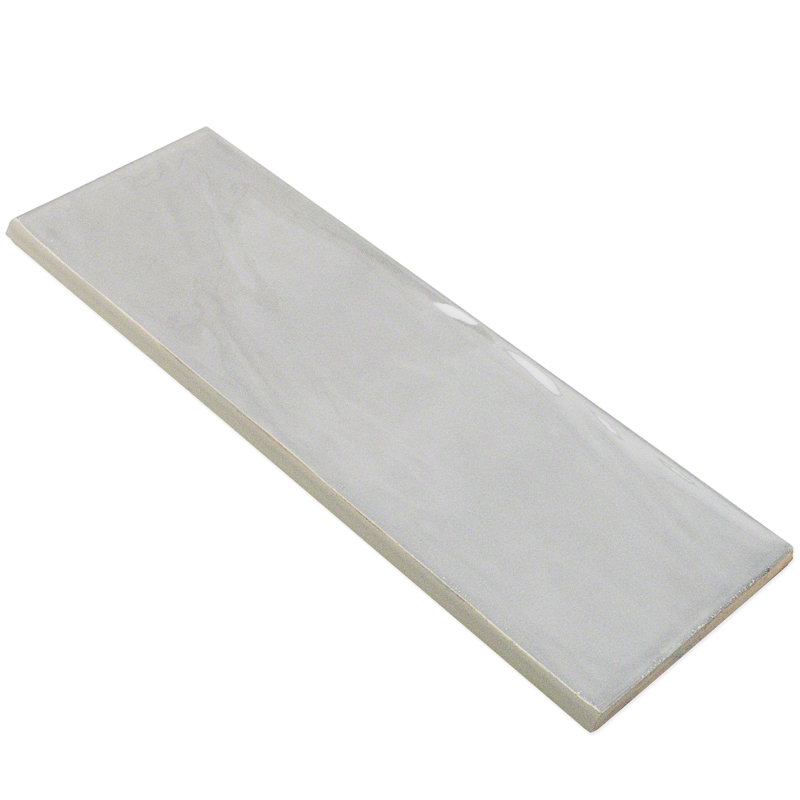 Carreau de céramique Bullnose 12 "x 4" Pier, Gris